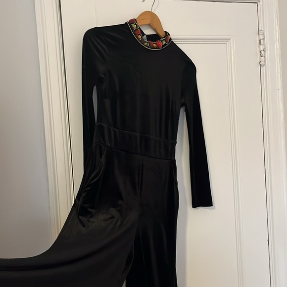 & Other Stories jewel velvet jumpsuit - Picture 3 of 4